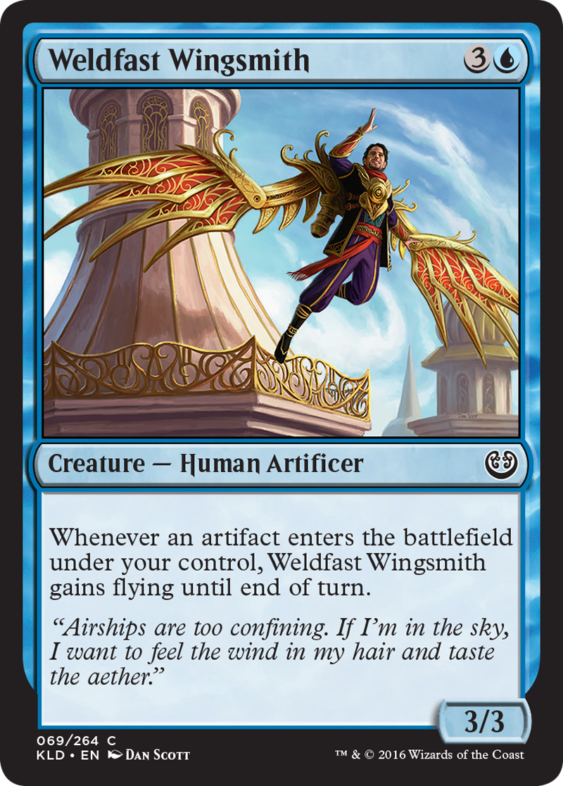Weldfast Wingsmith. Card art by Dan Scott.